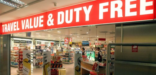 Duty-free-Shop am Flughafen